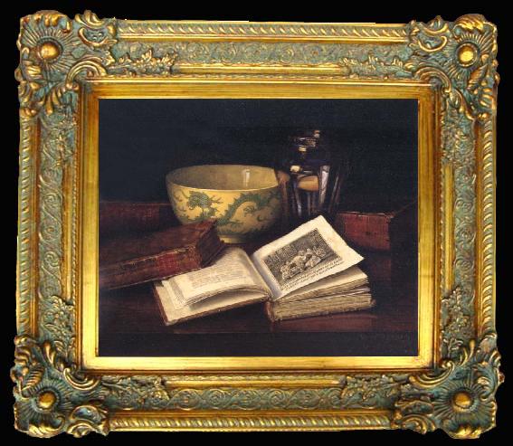 framed  Hirst, Claude Raguet Poem,The Pleasures of Memory, Ta012-2